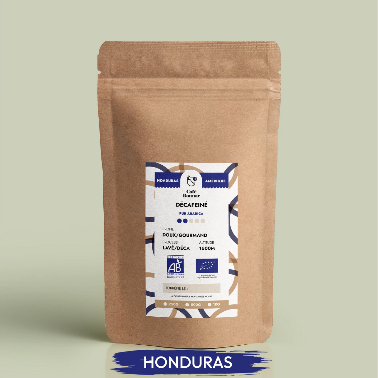 café moulu decafeine honduras bio