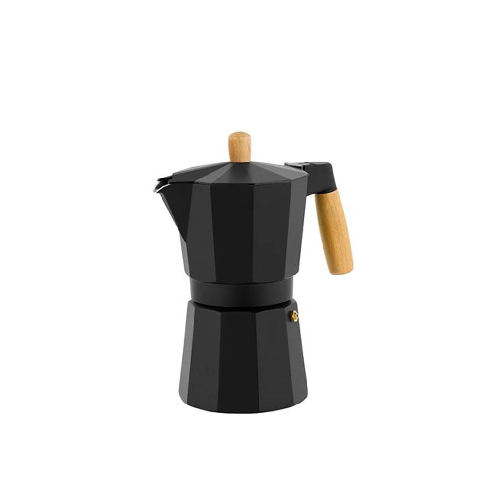 Cafetière Italienne Espresso En Acier Inox – 6 Tasses (300 Ml), Compatible Induction, Moka Classique, KARL HAUSMANN