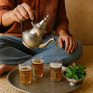 Maroc : Le thé à la menthe, un symbole d'hospitalité