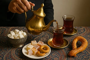 Turquie : Le çay et les verres tulipe