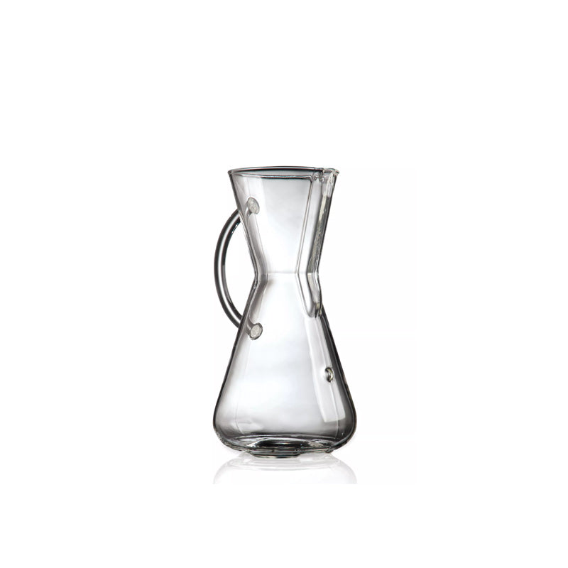 Cafetière Manuelle Slow Coffee avec Poignée - 3 Tasses | Chemex