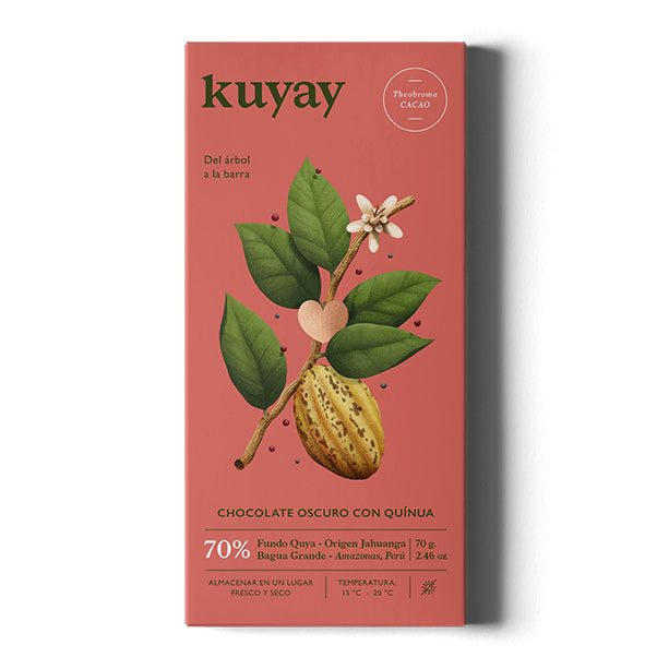 Tablette chocolat noir Pérou Canihua Kuyay