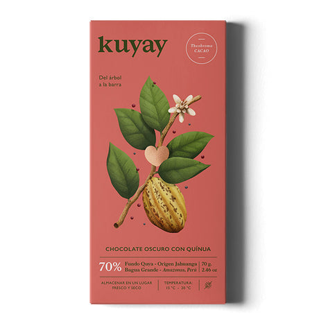 Tablette chocolat noir Pérou Canihua Kuyay