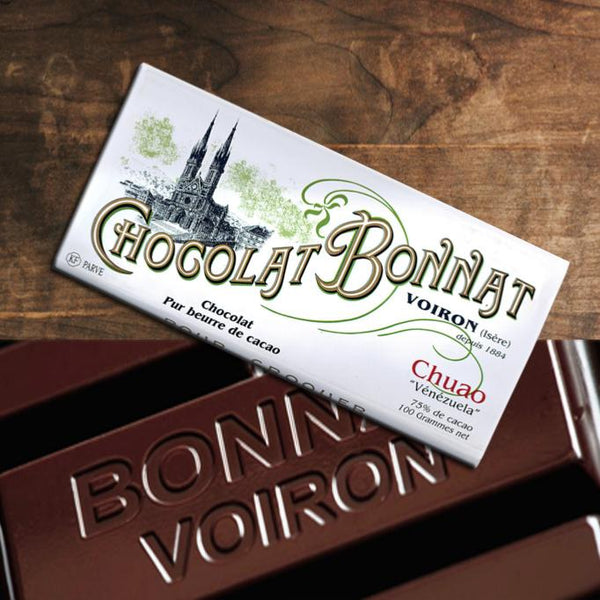 Chocolat Noir Chuao VÃ©nÃ©zuela - 75% cacao - 100 Gr | Bonnat - Graindecafe