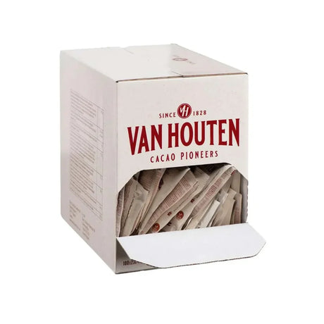Boîte de chocolat lacté en poudre Van Houten avec 100 dosettes