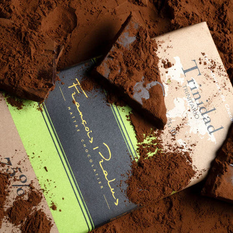 Chocolat noir Trinidad dans cacao Pralus