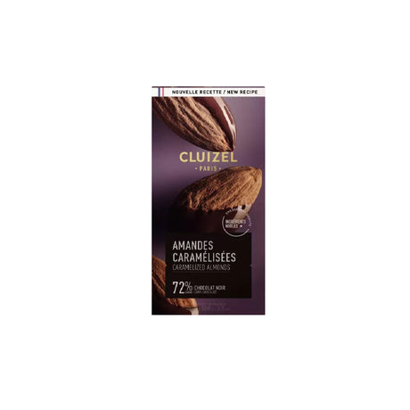 tablette de chocolat amandes aramélisées de Cluizel