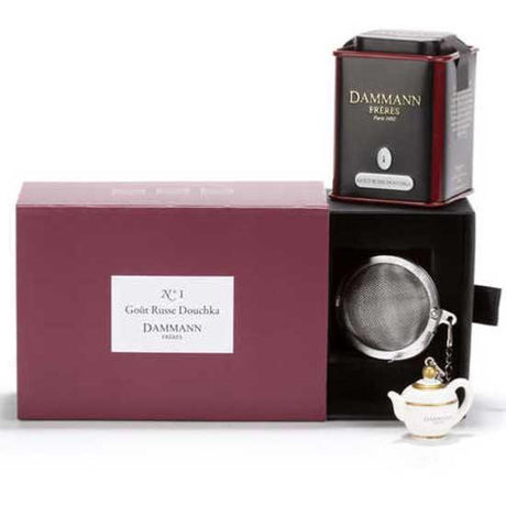 Coffret Douchka et sa boule à thé Dammann