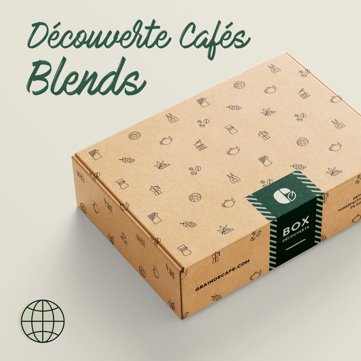 Coffret Découverte Cafés Blends composé de 4 cafés 100 % Arabica