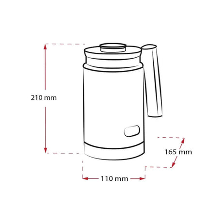 Mousseur à Lait Cremio II 1014-02 Noir Melitta