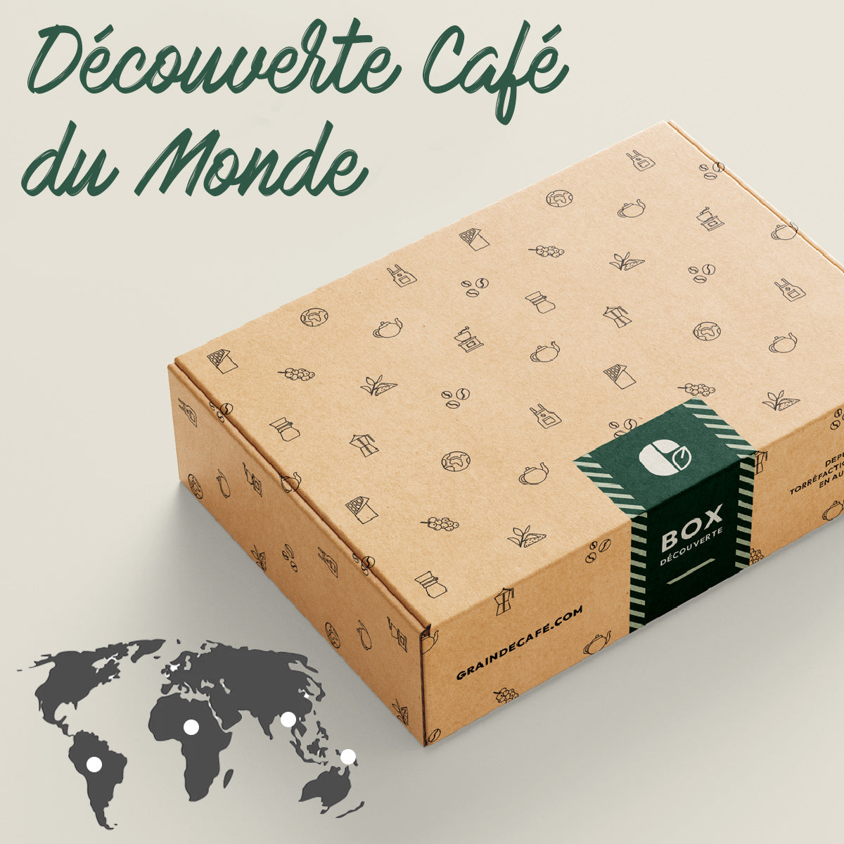 paquets café découverte du monde