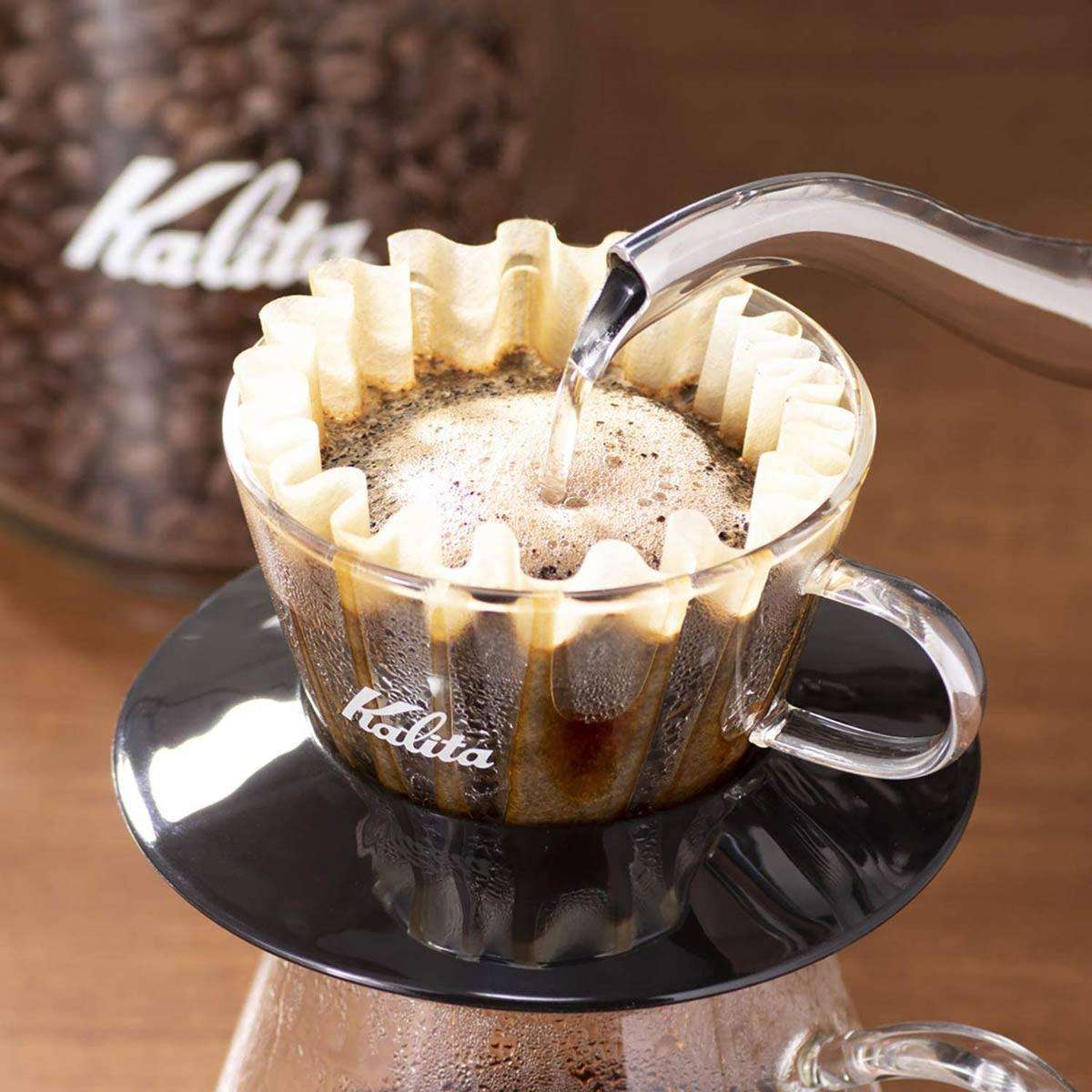 Wave 185 kalita en verre slow coffee