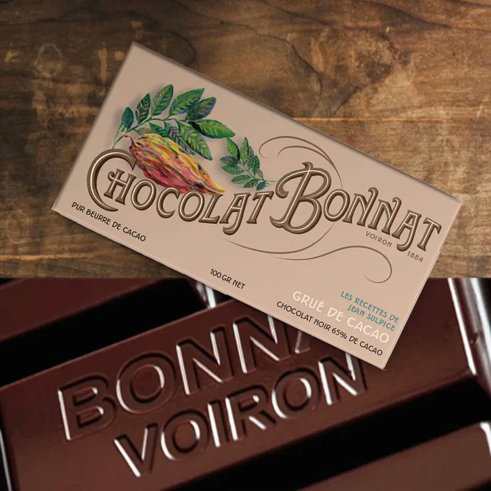 Chocolat Noir Gruè de Cacao 100 Gr de Bonnat
