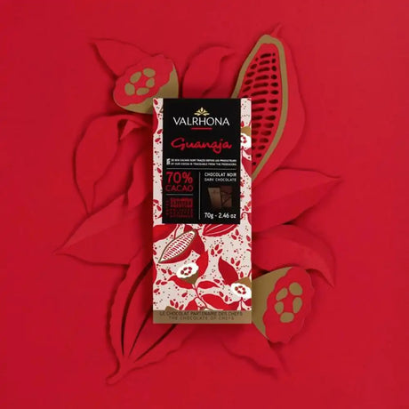 Tablette de chocolat noir 70% Guanaja de Valrhona