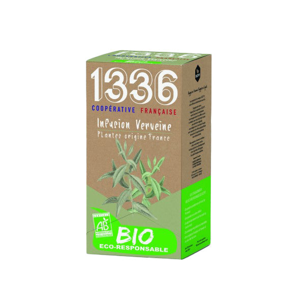 Boite infusion verveine BIO 1336 en sachet