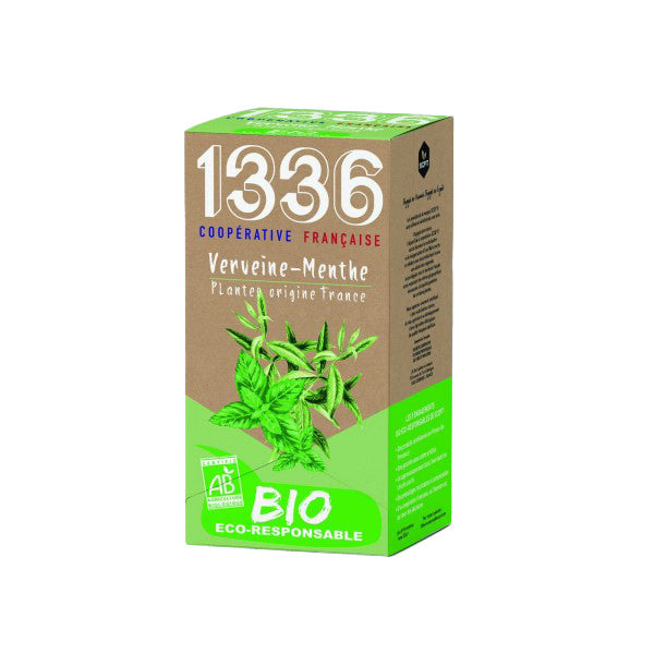 Boite Infusion BIO Verveine menthe en sachets 1336