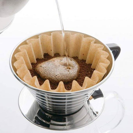 Dripper Inox Wave 185 - 4 Tasses | Kalita - Graindecafe