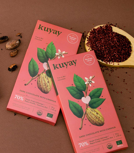 chocolat noir Pérou BIO canihua Kuyay