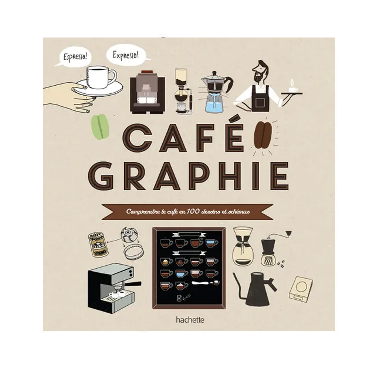 livre le café Graphie de Anne Caron