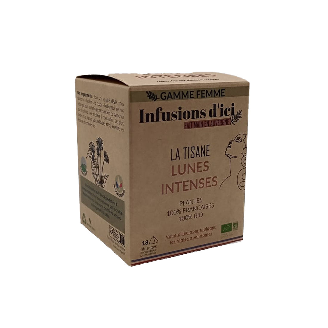 La Tisane BIO Lunes Intenses - 18 sachets | Infusions d'Ici