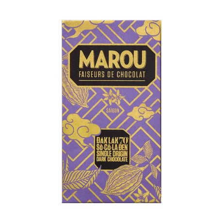 Chocolat Noir Dak Lak 70% cacao - 80 g | Marou - Graindecafe