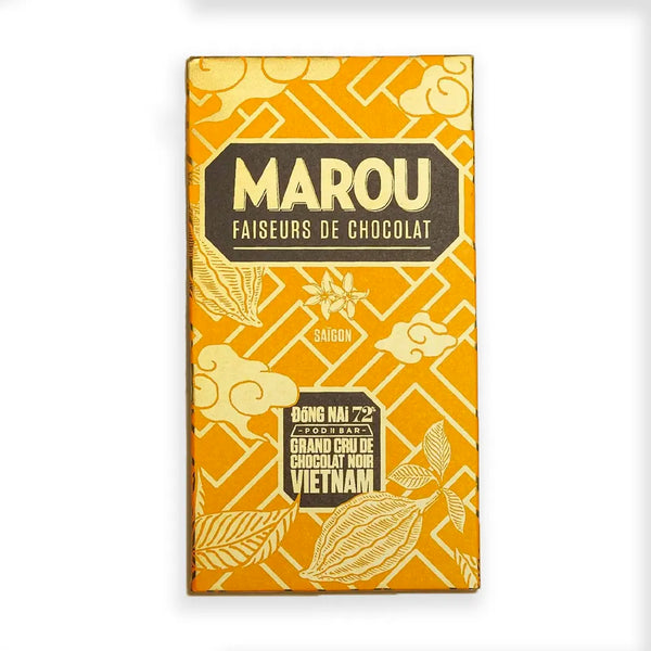 Chocolat Noir Dong Nai 72% cacao - 80 g | Marou - Graindecafe