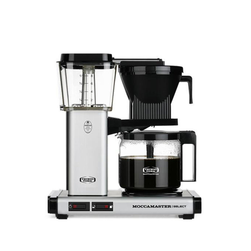 CafetiÃ¨re Filtre Electrique KBG Select - Alu Poli - 1.2 L | Moccasmaster - Graindecafe