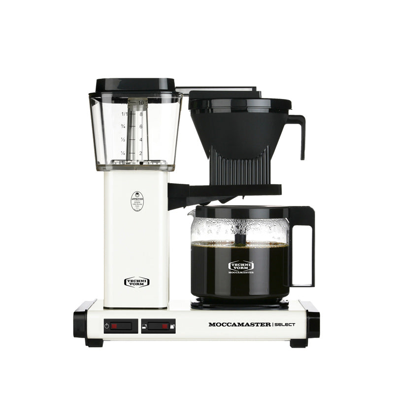 cafetière moccamaster blanc mat