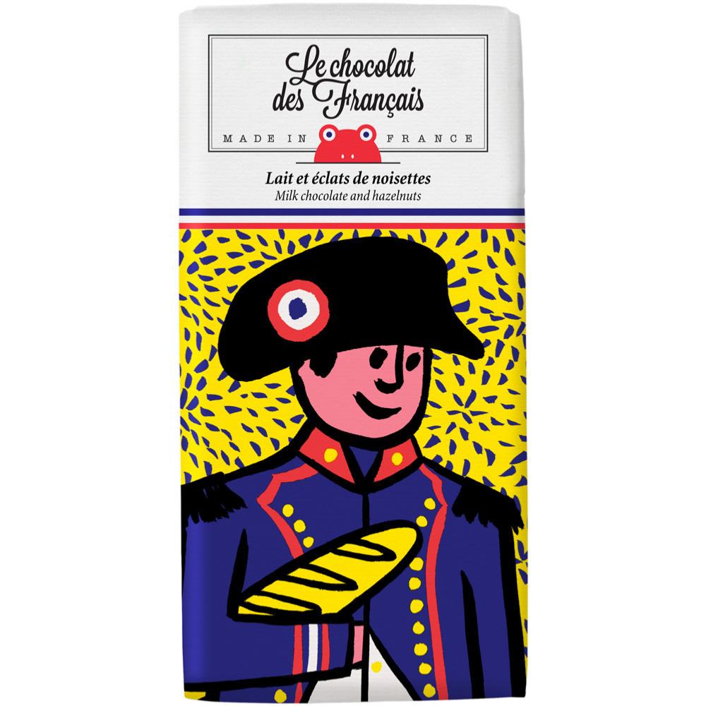 Tablette chocolat lait noisettes torréfiées CDF