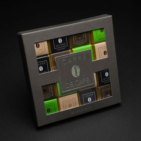 Coffret 32 Carrés Chocolat Lait/Noir Café de Pralus