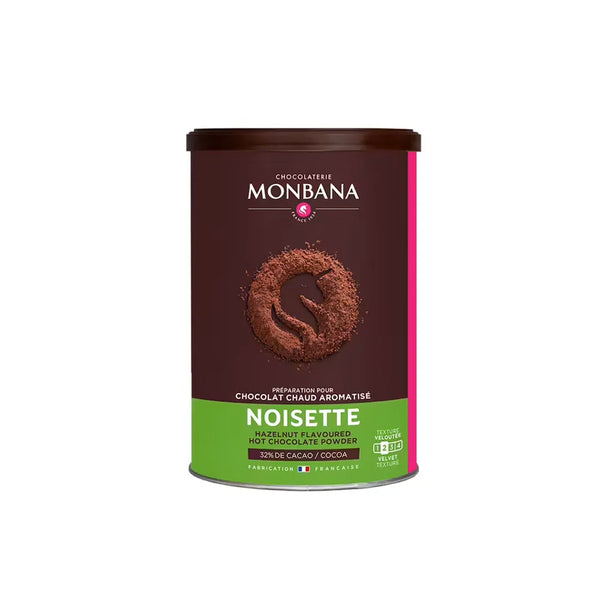 Chocolat en poudre 250 gr de Monbana goût noisette