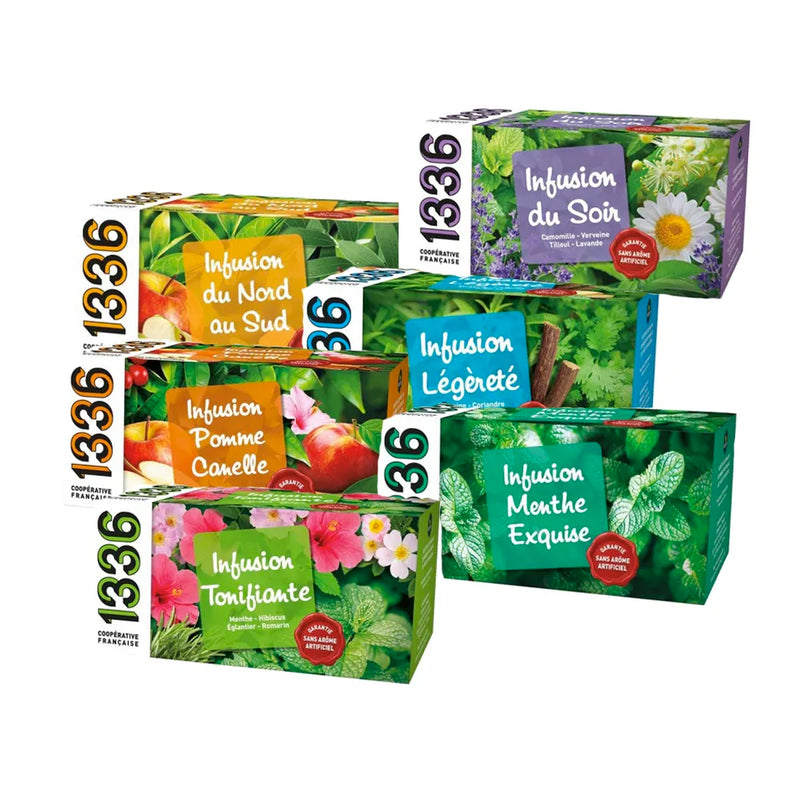 pack d'infusion 1336 lot de 6
