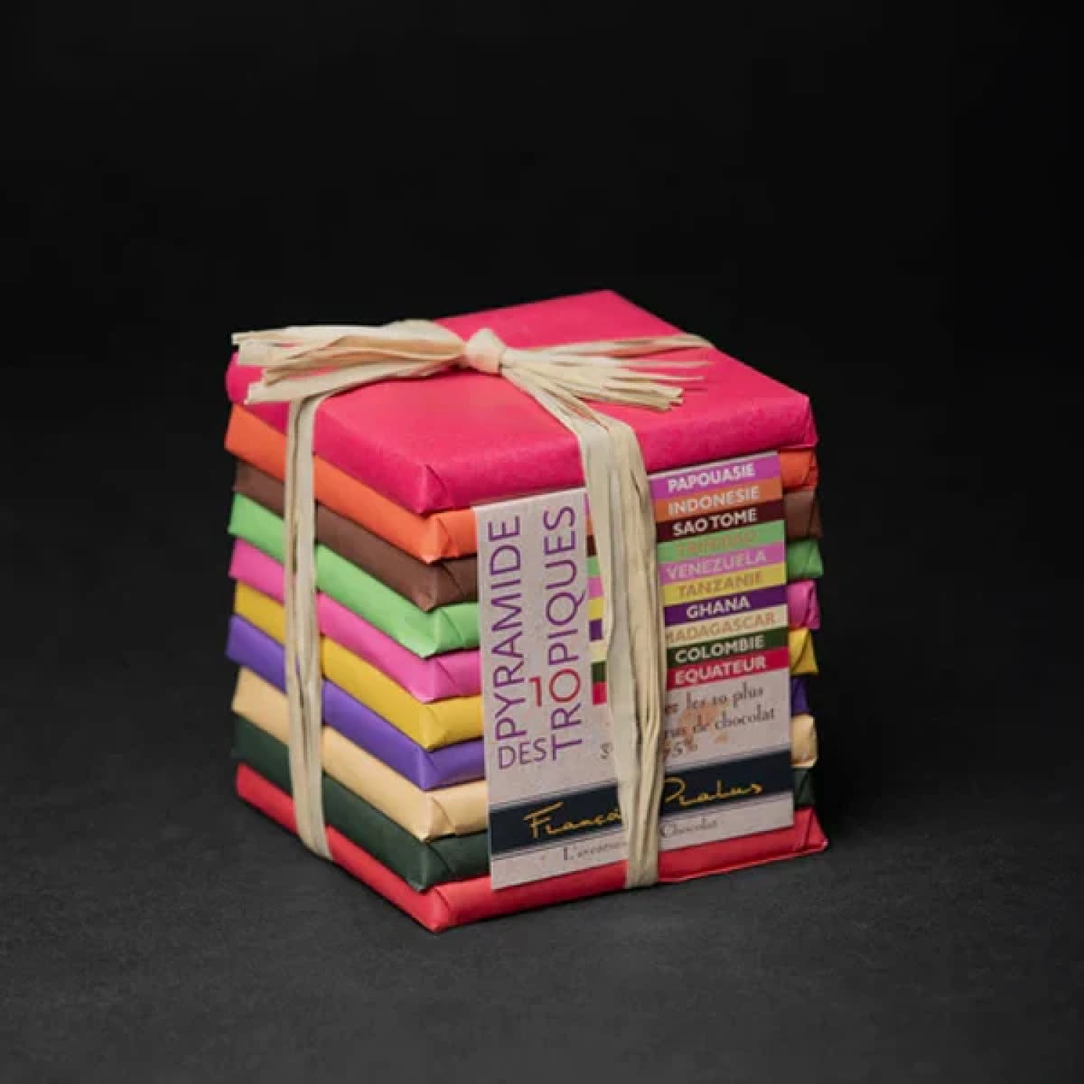 Pyramide Chocolat des Tropiques Pralus à 75 % de cacao