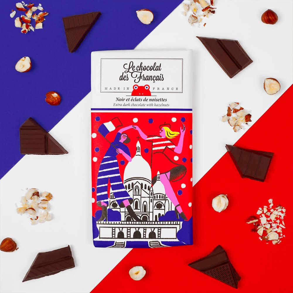 chocolat noir et noisettes CDF
