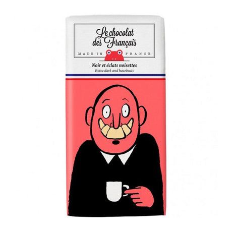 Tablette de chocolat noir aux noisettes CDF