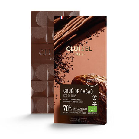 Chocolat Noir BIO au Grué de Cacao Cluizel