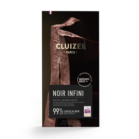 Chocolat Noir infini 99% cacao Cluizel