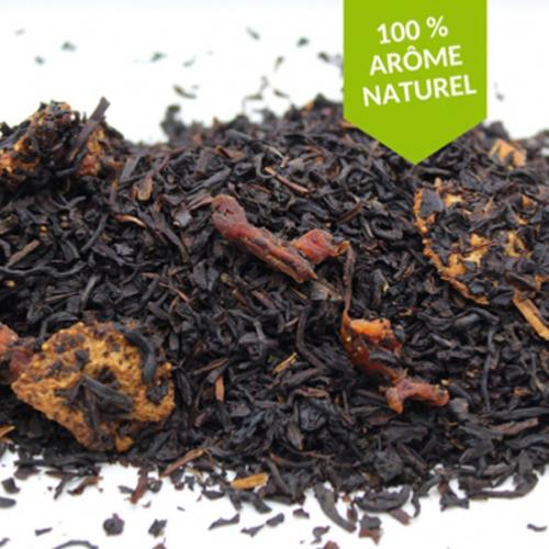 ThÃ© Noir Fraise Framboise - 100 Gr | FBKT - Graindecafe