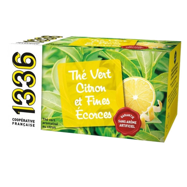 Boite thé vert citron et écorce 1336