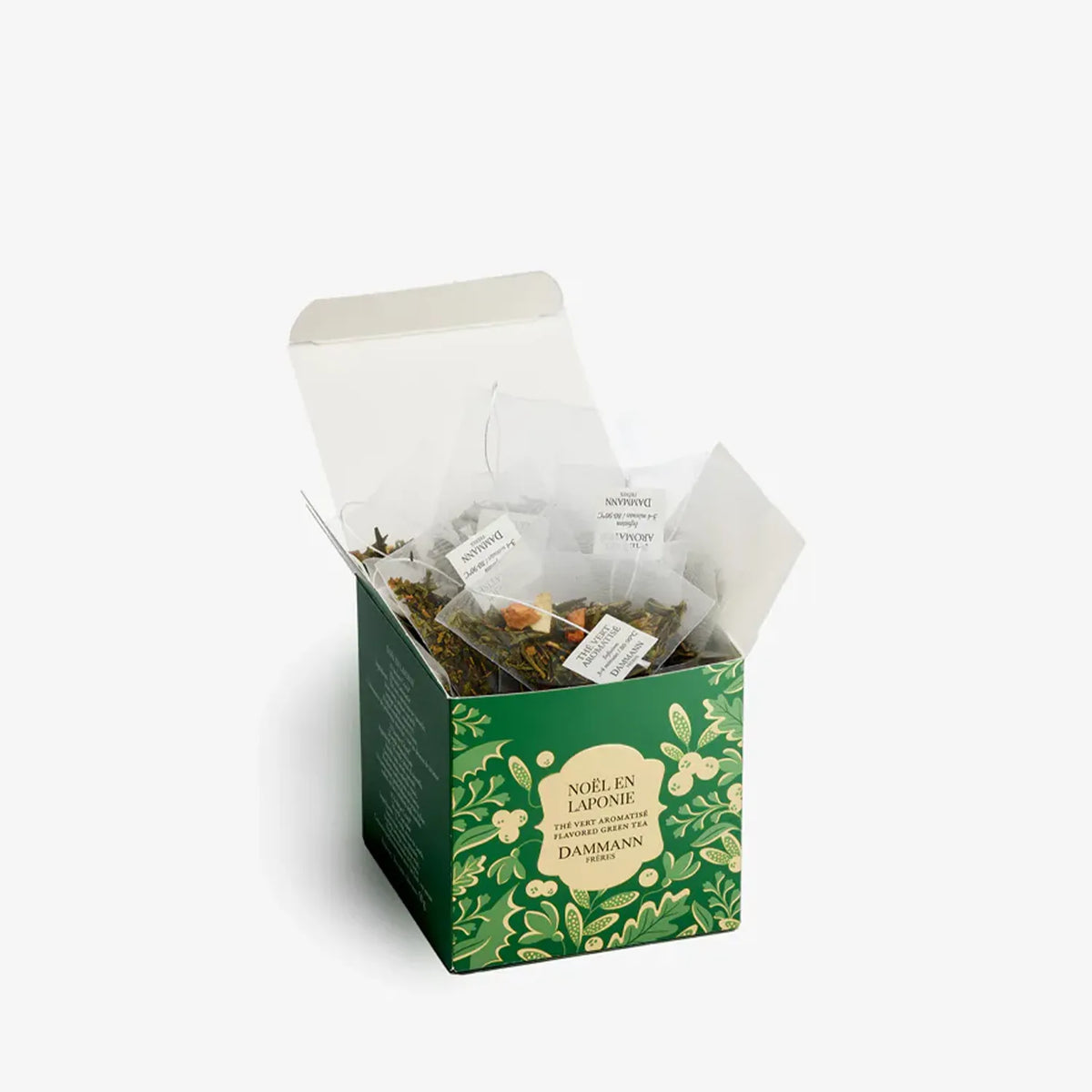 Étui de thé Noël en Laponie Dammann Frères contenant 25 sachets Cristal®.