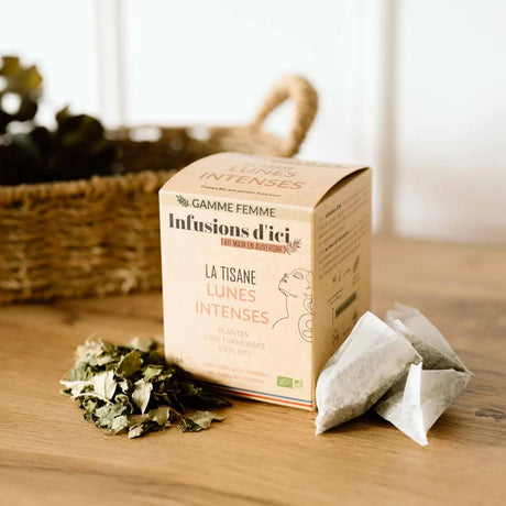 Tisane BIO Lunes Intenses Infusions d'Ici aux plantes