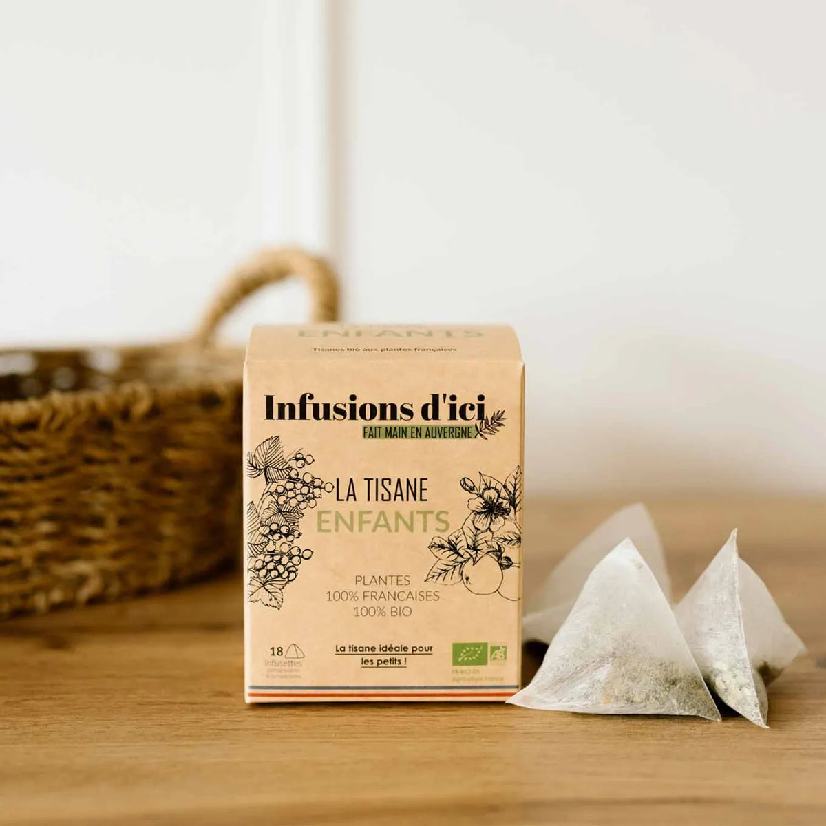 Tisane Enfants à la verveine, cassis, menthe verte et pomme