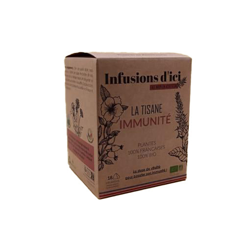 Boite Tisane Bio Immunité Infusions d'Ici
