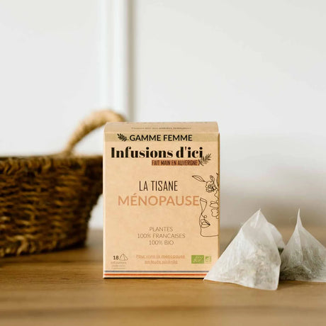 Tisane Ménopause à la sauge officinale et au framboisier