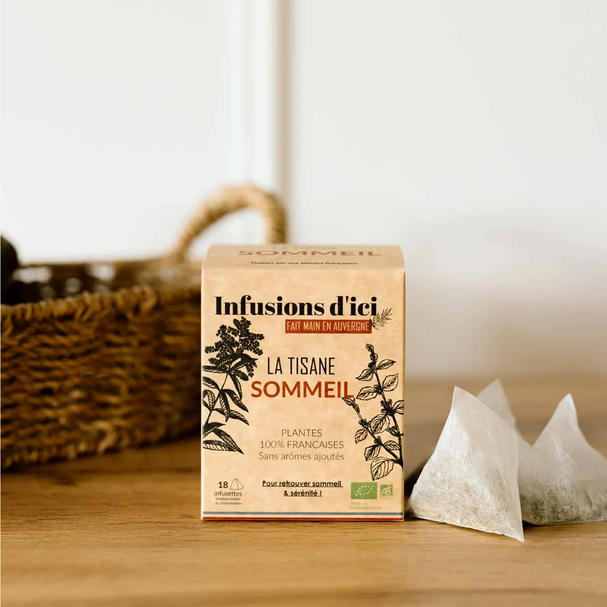 Tisane Sommeil à la verveine odorante et à l'aspérule odorante