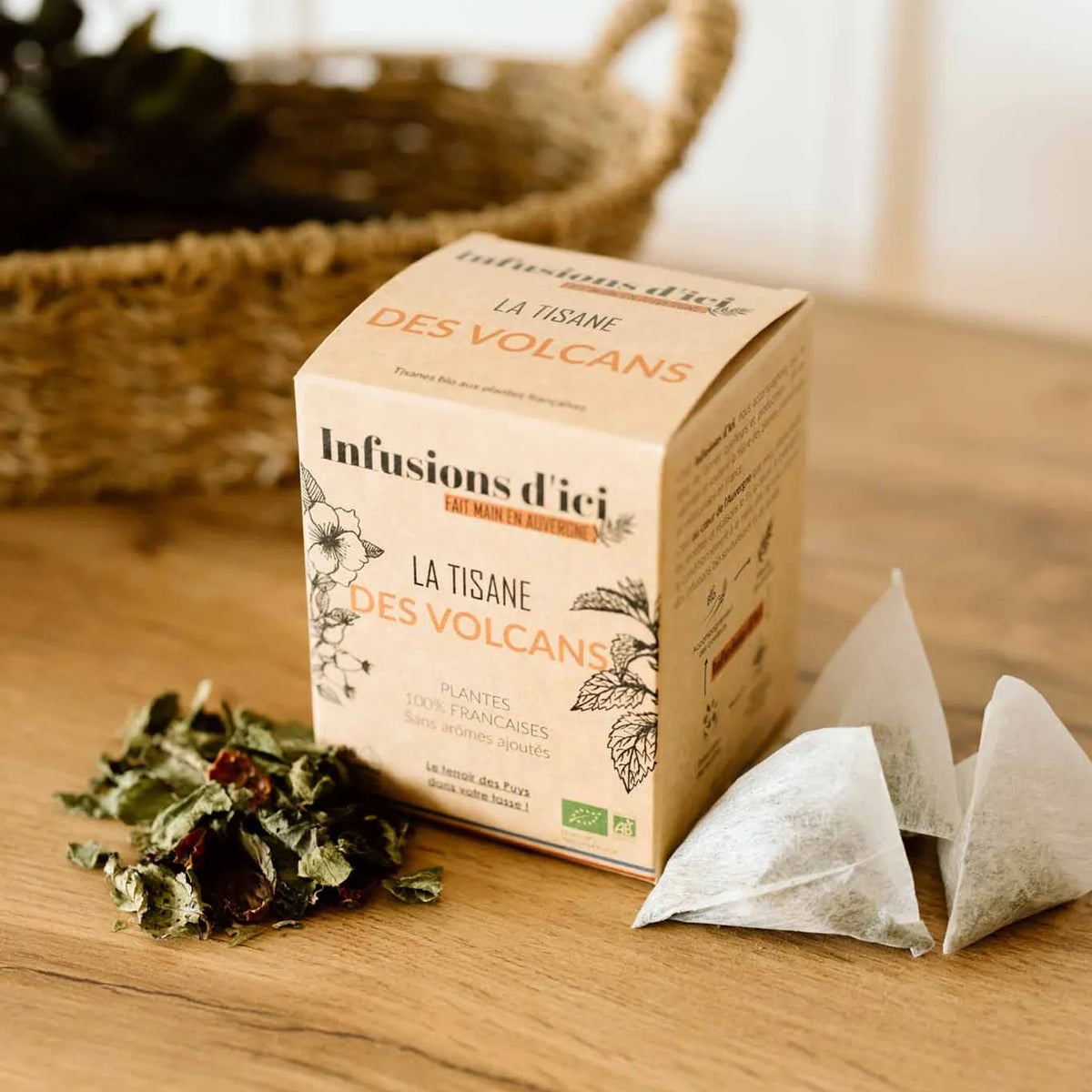 Tisane des Volcans BIO Infusions d'Ici aux plantes