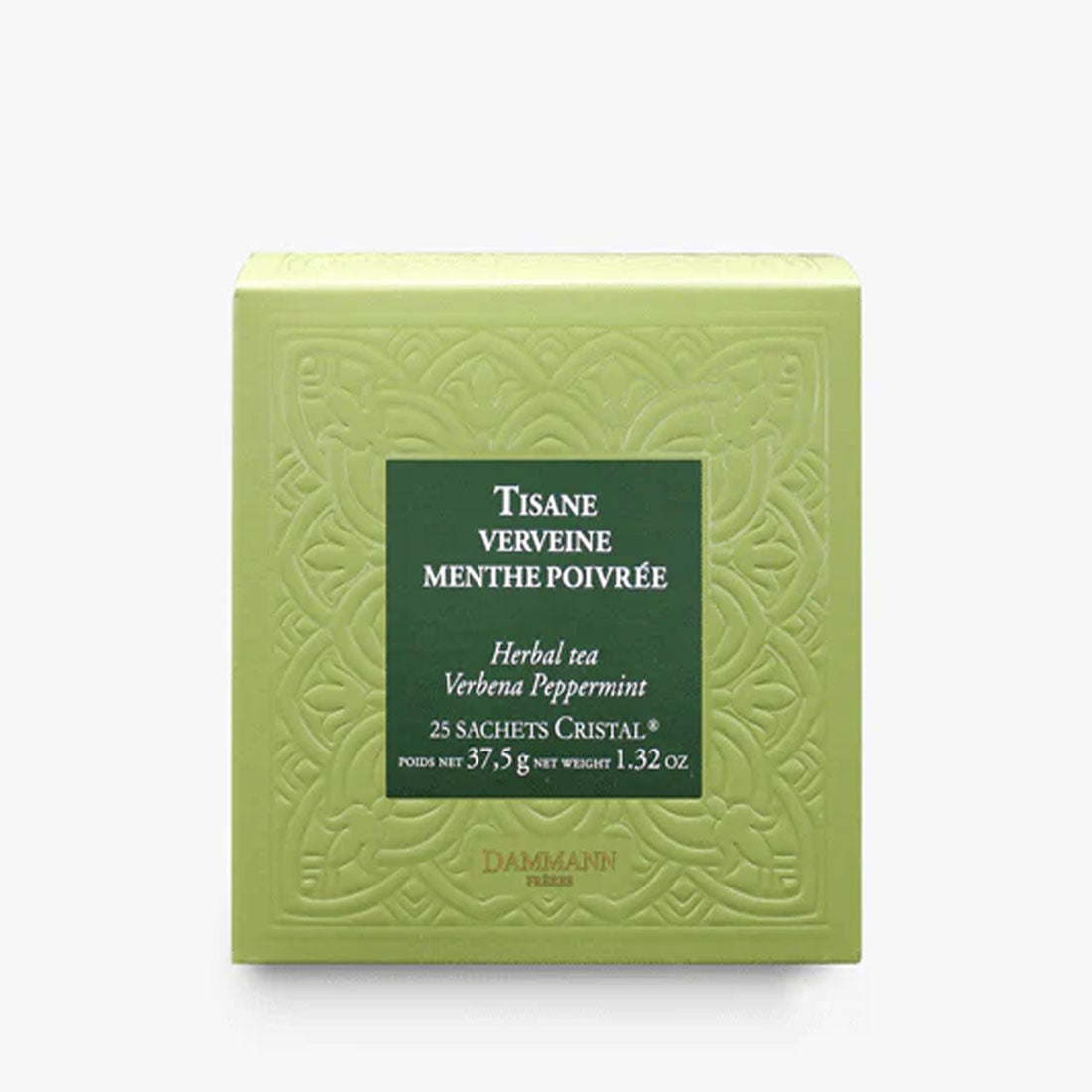 Boite de 25 sachets Tisane verveine Menthe poivrée de Dammann