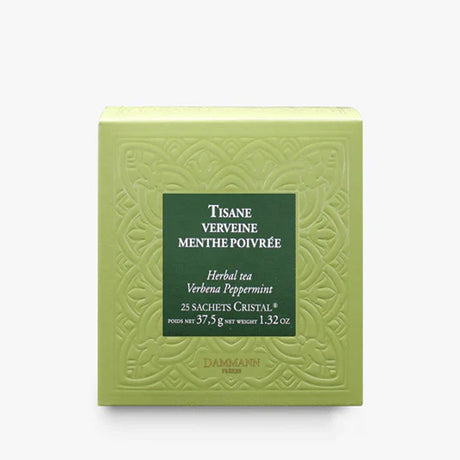 Boite de 25 sachets Tisane verveine Menthe poivrée de Dammann