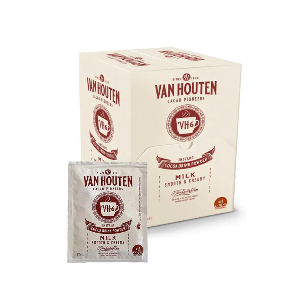 Carton de 100 chocolats en poudres Van Houten